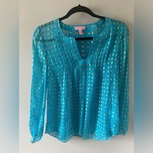 Lilly Pulitzer Silk Top